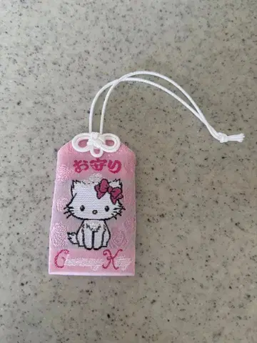 챠미키티 헬로키티 부적 히에다이 신사 핑크