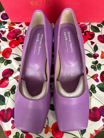 earth Oriental Traffic 퍼플 하이힐