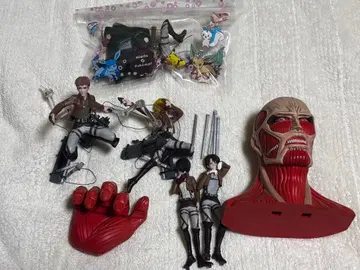 현상품 진격의 거인 공식 피규어 컬렉션 6체 세트 초거대형 거인 리바이