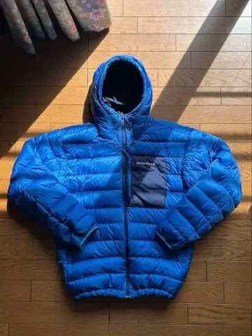 [새상품급] mont-bell 콜로라도 후드티 M 네이비 드로 코드