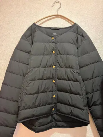 빔즈하트 프렌치 숏 다운 자켓 블랙