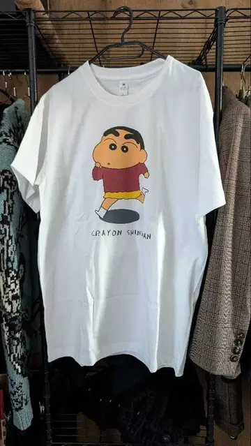 짱구는 못말려(크레용 신짱) T셔츠 화이트