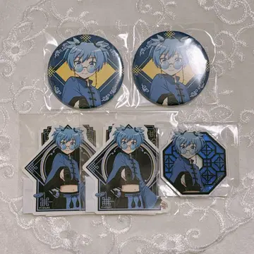 시오타 나기사 암살교실 모리 온라인 캔뱃지 아크릴 키링