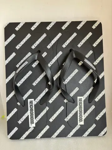 NEIGHBORHOOD 블랙 비치 샌들