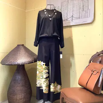 전통 예복 기모노 리메이크 바지