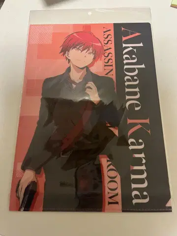 암살교실 아카바네 카르마 클리어 파일 A4