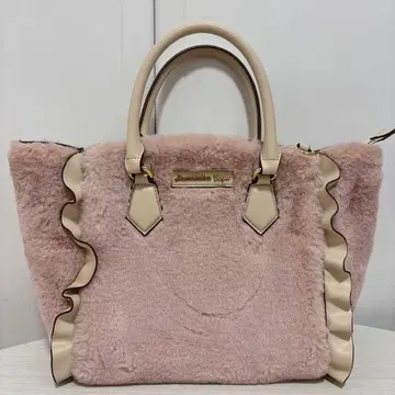 사만사 베가 퍼 플러터 핑크 숄더 핸드백 프릴