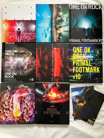 ONE OK ROCK 프라이멀 풋 마크 8권 세트 포스터 2장 포함