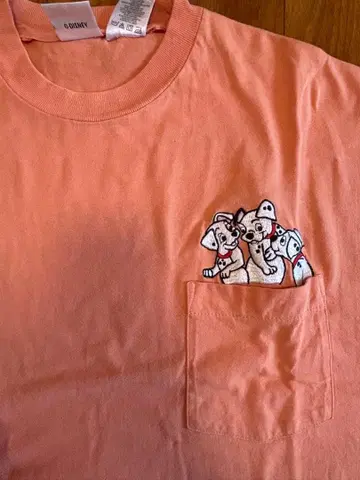 디즈니 스토어 101마리 강아지 살몬 핑크