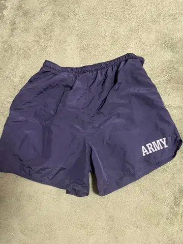 ARMY 로고 네이비 숏팬츠