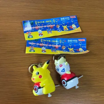 레트로 포켓몬스터 라이트 키링 토게피 피카츄