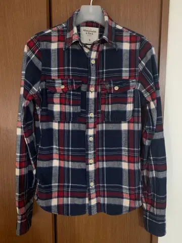 Abercrombie & Fitch 체크 무늬 플란넬 셔츠 S 사이즈