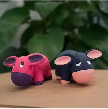 강아지 장난감 라텍스 토이 2마리 세트