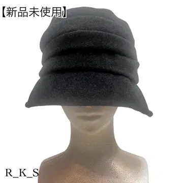 [ 미사용 새상품 ] 헌팅 캡 햇 모자 울 페브릭 펠트 페브릭 그레이