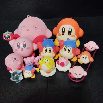 커비 피규어 세트 봉제 인형 포함