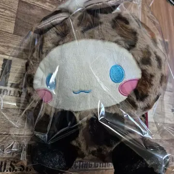 갸루라비 레오파드 무늬 시나모롤 봉제 인형