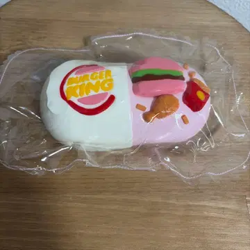 스퀴즈 버거킹 햄버거 핑크 캡슐형