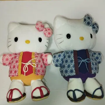 희귀 레어 현 상태품 헬로키티 축제 하피 봉제 인형 엔니치