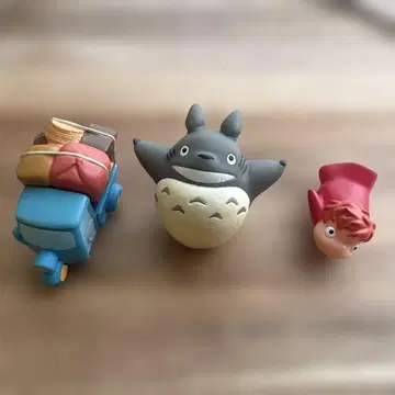 손가락 인형 지브리 삼륜차 토토로 포뇨