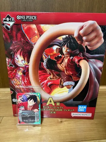 원피스 1번 복권 A상 & 특전 카드 세트