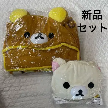 리락쿠마 3WAY 플리스 담요와 코리락쿠마 핫팩 세트 새상품