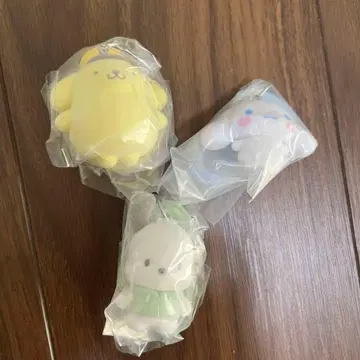 산리오 컬러풀 카라비너 마스코트 참 포차코 시나모롤 폼폼푸딩