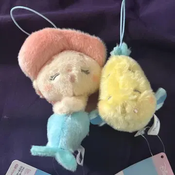 디즈니 프린세스 네무구루마 마스코트 인어공주 2개 세트