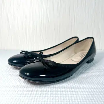 파비오 스코르니 플랫슈즈 발레 슈즈 에나멜 37