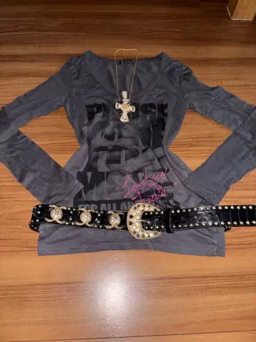 헤이세이 당시 y2k 그런지 롱T 긴팔 d.i.a 갸루 archive