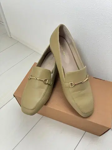 oriental traffic 올리브 그린 로퍼 42