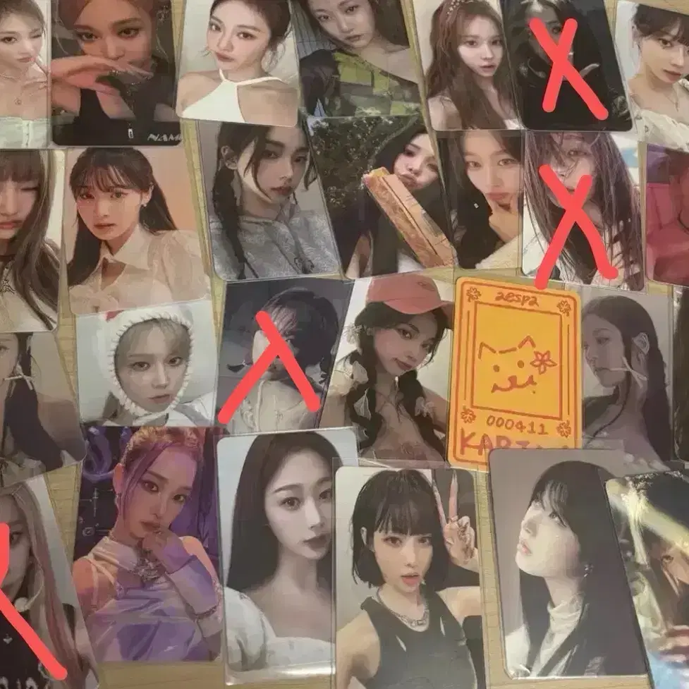 aespa no more pizza トレカ セット Aespa No More Pizza Photocard