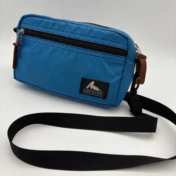 [ 구 로고 ] 그레고리 패디드 숄더백 M GREGORY 블루