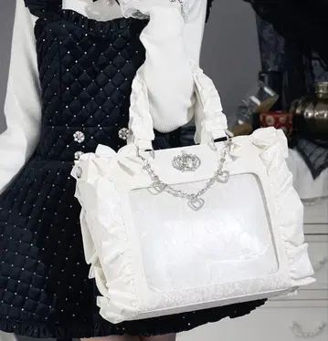 palelfy 파르엘피 오로라 레이스 BIG 공주 이타백 화이트