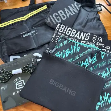 BIGBANG 가방 파우치 세트 FC 한정판