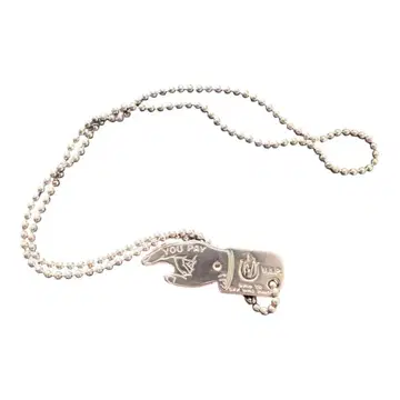 고품질 HYSTERIC GLAMOUR 손 모양 목걸이