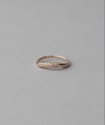 ete 비쥬 크레센트 문 반지