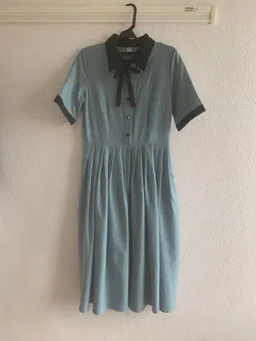 한국 원피스 에메랄드 그린