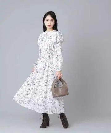 JILLSTUART 플라워 프린트 맥시 원피스