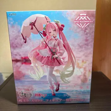 하츠네 미쿠 벚꽃 미쿠 AMP+ 벚꽃 드레스ver. 피규어