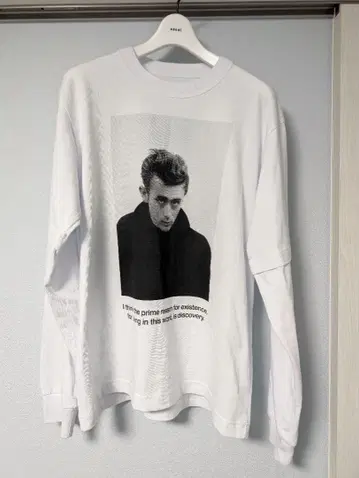 SACAI 25SS 제임스 딘 3 롱 T 화이트 James Dean