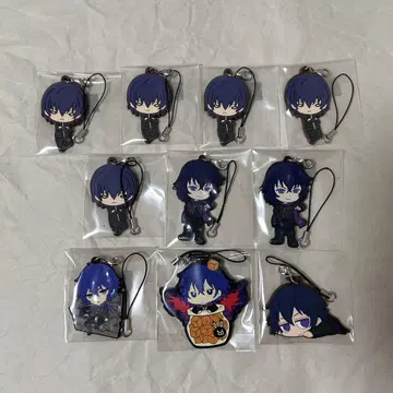 도쿄 구울 키리시마 아야토 러버 스트랩 마스코트 세트 미사용 새상품