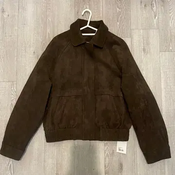 NYUNYU 브라운 스웨이드 자켓