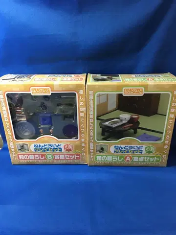 미개봉품 넨도로이드 플레이세트 A B 2종 세트