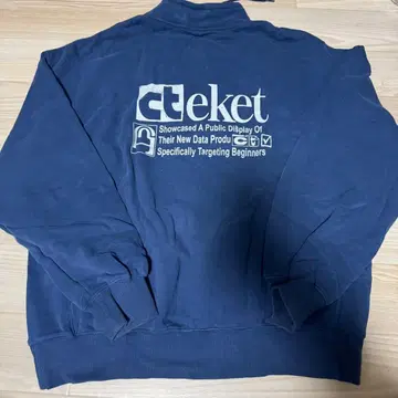 teket 네이비 집업 트레이닝복