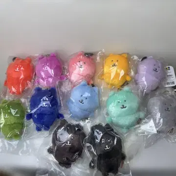 [ 미개봉 새상품 ] 컬러 나가노의 곰 마스코트 전 12색 세트