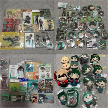 나의 히어로 아카데미아 미도리야 이즈쿠 아크릴 스탠드 캔뱃지 봉제 인형