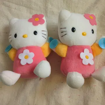 키티 봉제 인형 2개 세트