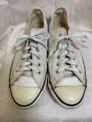 90s USA 컨버스 올스타 8 화이트 가죽