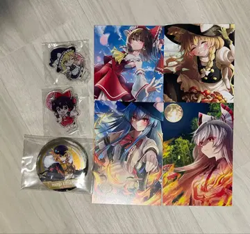 동방Project 클리어 파일 엽서 아크릴 스탠드 캔뱃지