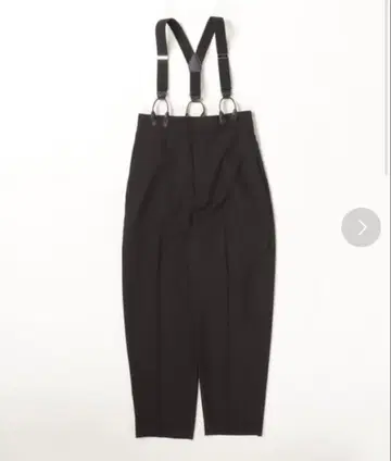 새상품급 LOEFF 로에프 백 새틴 서스펜더 팬츠 유나이티드 애로우즈